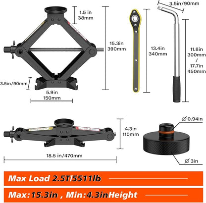 Car Jack for Tesla Model Y Model 3, IMAYCC 2.5 Ton Tesla Car Jack Kit - Image 7