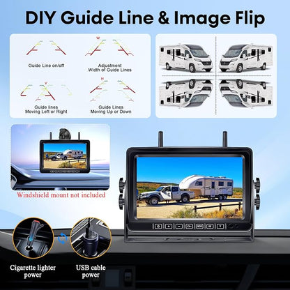 Wireless RV Backup Camera 7-inch - Image 7