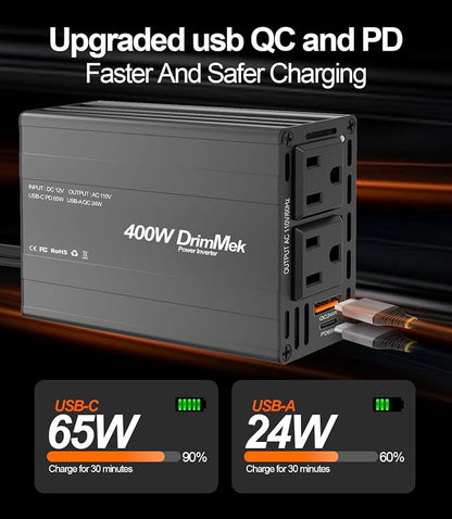 400W Car Power Inverter - Image 3
