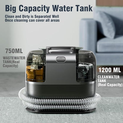 18Kpa Carpet Cleaner Machine, 500W Portable Carpet Spot and Upholstery Cleaner - Image 4
