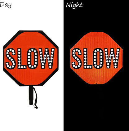 SmartSign LED STOP SLOW Paddle - Image 7