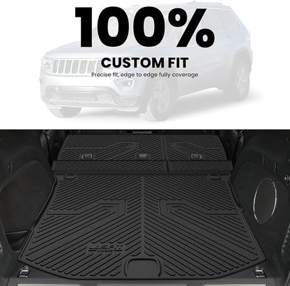 LASFIT Cargo Mat for Jeep Grand Cherokee 2011-2021 All Weather TPE Custom Fit - Image 8