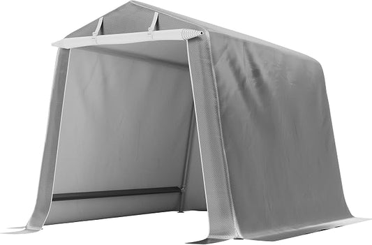 Shintenchi 6x6ft Outdoor Portable Storage Shelter Shed, Carport Storage Shed by Shintenchi