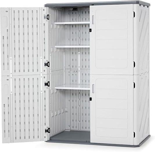 Macrout 50 Cu.Ft Plastic Outdoor Storage Cabinet by MMACROUT