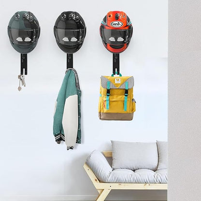 aiGear Motorcycle Helmet Holder, 180°Rotatable Motorcycle Helmet Rack - Image 6