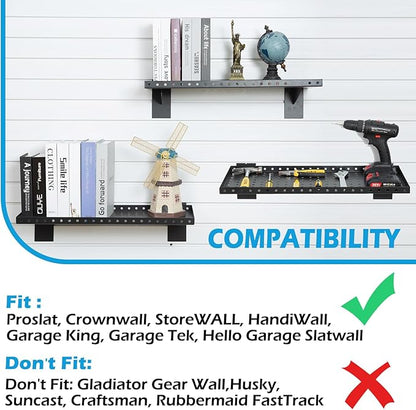 Slatwall Shelves 24 Inch, Slatwall Accessories - Image 3