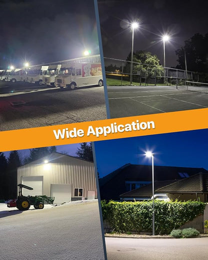 LED Parking Lot Lights 150W Slip Fitter Mount Outdoor Street Pole Light - Image 8