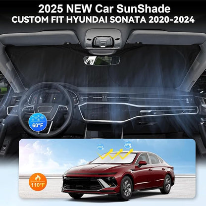 Custom Fit Sonata Windshield Sunshade - Image 4