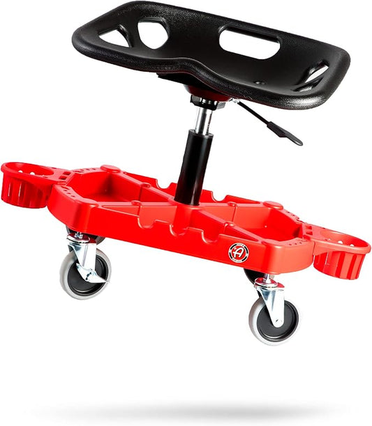 Adam's Polishes Pro Rolling Stool, Car Detailing Stool Chair, Shop Stool by AdamsPolishes