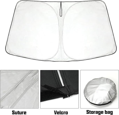 ROCCS Windshield Sunshade UV Ray Reflector Compatible - Image 7