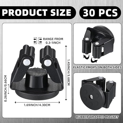 30 Pcs Magnetic Mop Broom Holder Movable Magnetic Broom Holder Rack, Anti Slip - Image 2