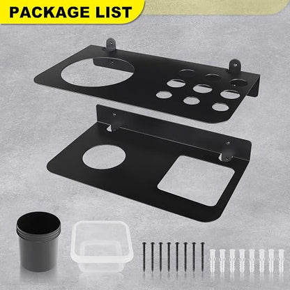Coolant Funnel Kit Holder Storage Rack Includes 2 Plastic Removable Drip Cups - Image 9