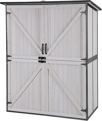 Aivituvin Outdoor Storage Shed Upgraded by Aivituvin