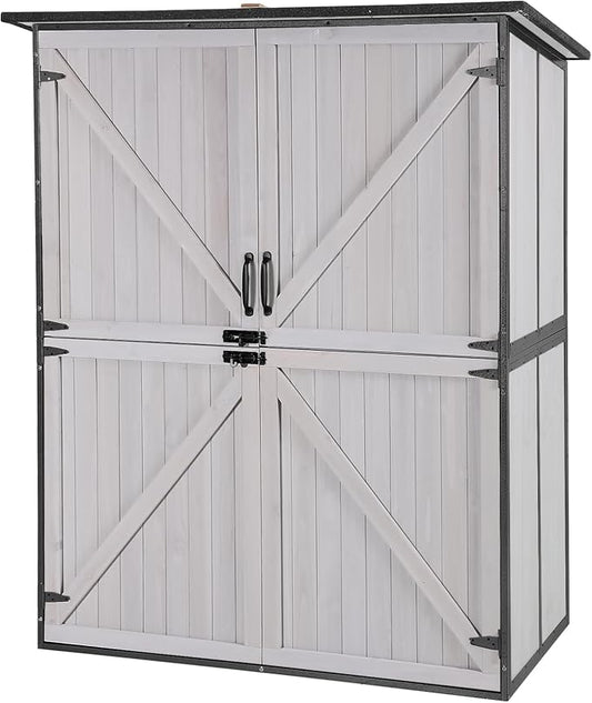 Aivituvin Outdoor Storage Shed Upgraded by Aivituvin