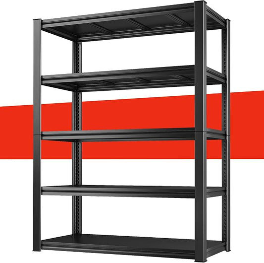 Raybee 5-Tier Industrial Heavy Duty Storage Shelving, 2000LBS Capacity by Raybee