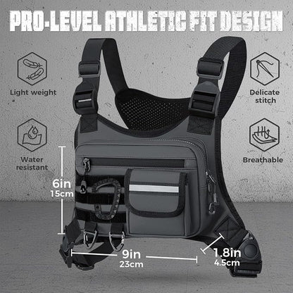 Outdoor Chest Bag For Men, EDC Chest Pack - Image 2