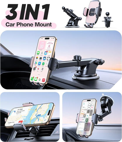TORRAS Pink Phone Holders for Your Car【True Military-Grade & Strongest Suction】 - Image 9