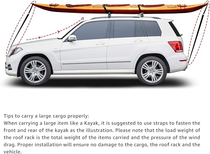 Amazon Basics Cross Rail Roof Rack, 56 inches, Fits up to 49.6" Spans between - Image 8