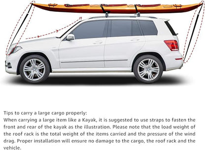 Amazon Basics Cross Rail Roof Rack, 56 inches, Fits up to 49.6" Spans between - Image 8