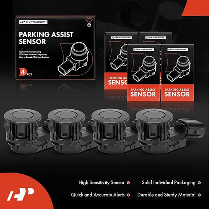 A-Premium 4-PC Reverse Backup Parking Assist Sensor Compatible - Image 3