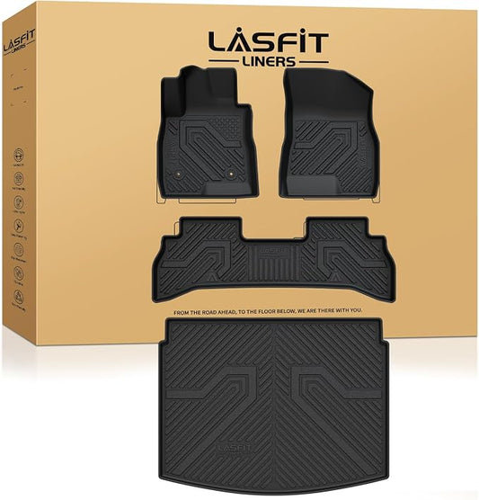 LASFIT Floor Mats & Cargo Mat for Buick Encore GX 2020-2026, TPE All Weather by LASFIT