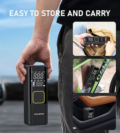 Tire Inflator Portable Air Compressor, InflaVive 3X Fast Inflate Cordless Air - Image 7