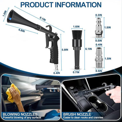 Car Cleaning Gun Detailing Interior Dryer Air Blow Gun, High Pressure Blower Gun - Image 4