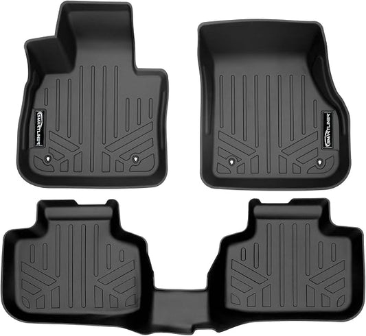SMARTLINER All Weather Custom Fit Floor Mats 2 Row Liner Set Compatible by SMARTLINER-USA