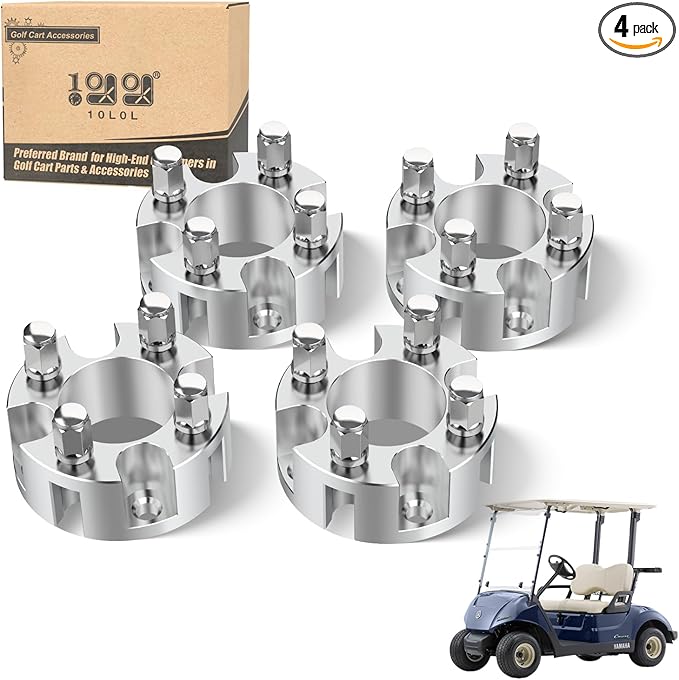 10L0L Golf Cart 2 inch Wheel Spacers by 10L0L