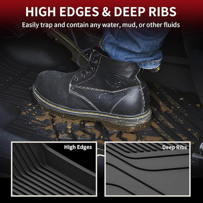LASFIT Frunk Trunk Mats Fit for Tesla Model X & Model X Plaid 6 Seater / 7 - Image 4