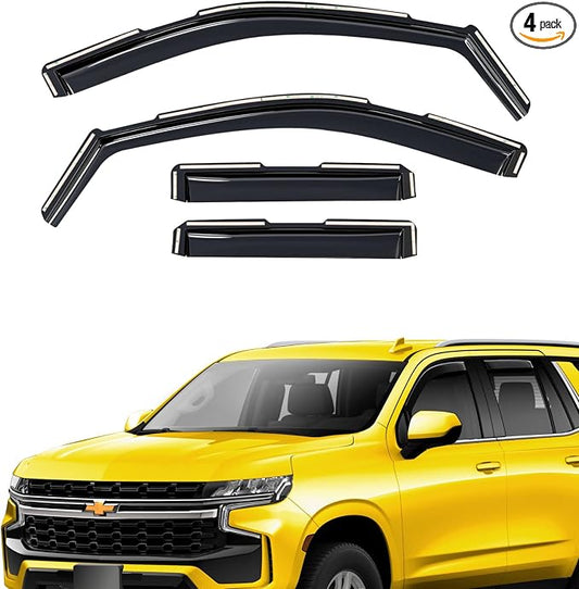 Extra Durable Window Deflectors in-Channel Window Visors Rain Guards Fit by AEROGUYSCustomfitrainguard