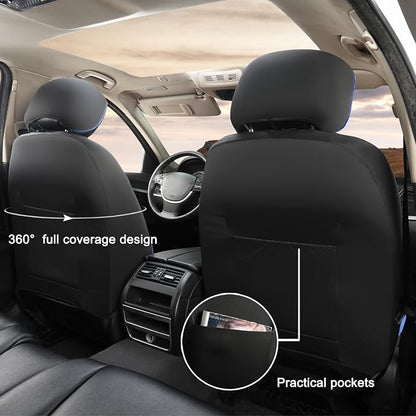 GIANT PANDA 2 Front Leather Car Seat Cover - Image 4