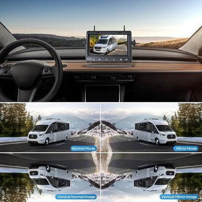 2 Magnetic Solar Wireless Backup Camera Built-in 10000mAh Battery & Solar Panel - Image 7