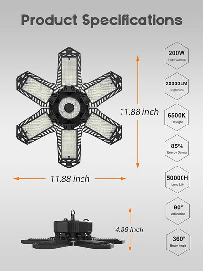 SEOBIOG LED Garage Lights - Image 7