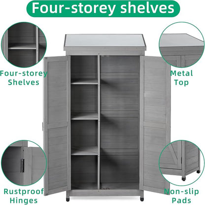Outdoor Storage Shed Waterproof, Potting Shed - Image 3