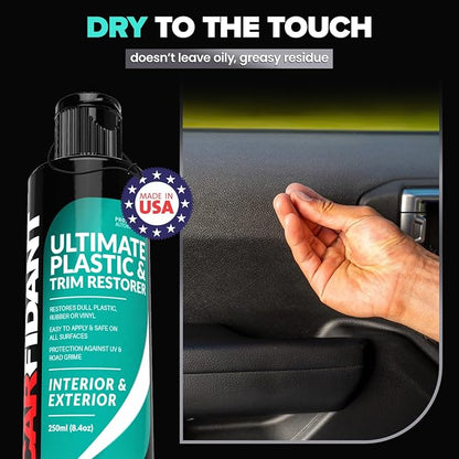 Carfidant Plastic Restorer for Cars – Refreshes Faded Plastic, Vinyl & Rubber - Image 7