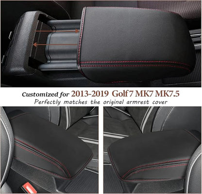 SKTU for 2013-2019 Volkswagen VW Golf 7 MK7 MK7.5 Central Console Armrest Rest - Image 2
