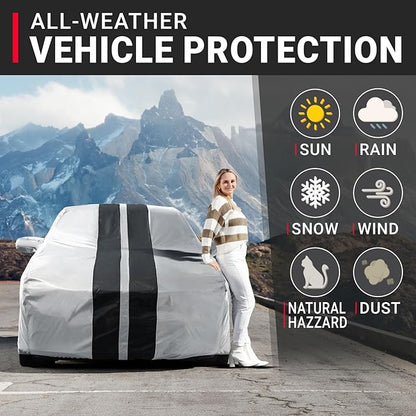 iCarCover Custom Car Cover for Pontiac G6 Waterproof All-Weather Rain Snow UV - Image 2