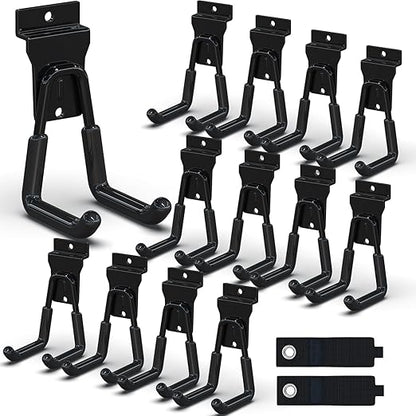 3-H Slat Wall Hooks 12 Pack 4.5 Inch, Slatwall Hooks U Shape, Slatwall by 3-H