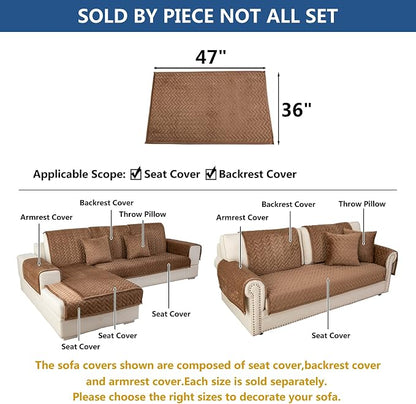 Eismodra Couch Cover, Sectional Couch Covers, Sofa Covers - Image 5