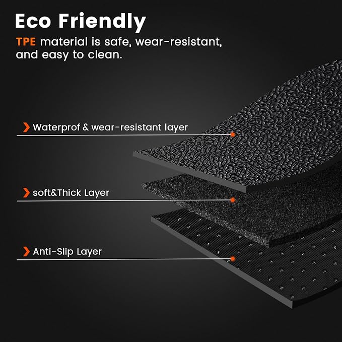 KMF Custom Fit Floor Mats for Subaru Forester 2025 Accessories, All Weather - Image 4