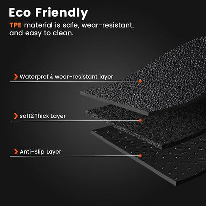 KMF Custom Fit Floor Mats for Subaru Forester 2025 Accessories, All Weather - Image 4