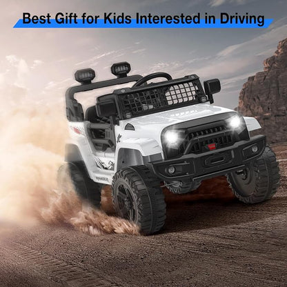 12V Kids Electric Ride On Truck Car w/Parent Remote Control, Spring Suspension - Image 7