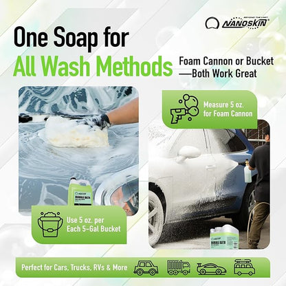 Nanoskin BUBBLE BATH Foaming Car Wash Shampoo 5 Gallons - Image 5