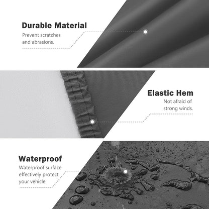MORNYRAY Compatible with Chevy Camaro, Car Cover Outdoor Waterproof Sun Rain - Image 5