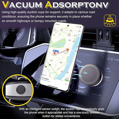 Fostex Vacuum Magnetic Phone Holder Magnet, 360 Adjustable Rotatable Magnetic - Image 3