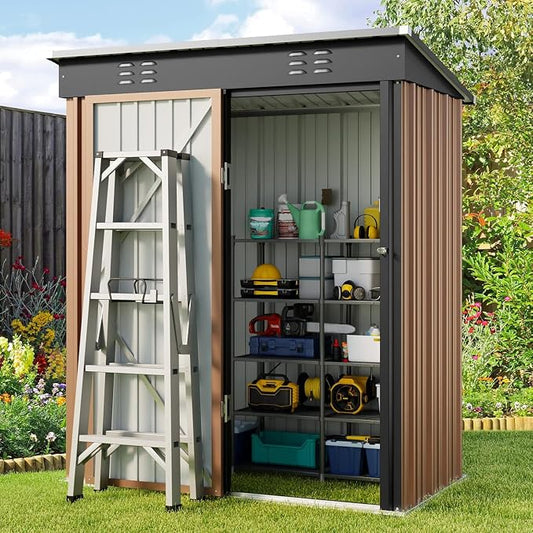 Gizoon 5' x 3' Outdoor Storage Shed by Gizoon