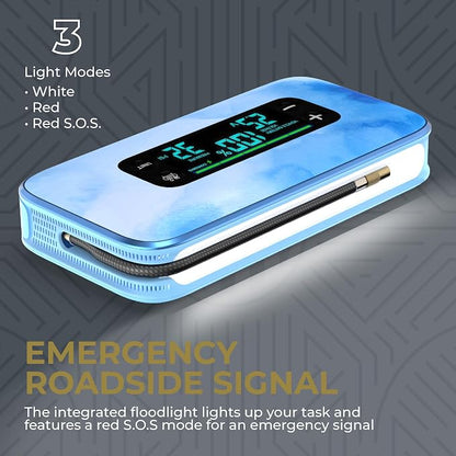 HALO Bolt Ultimate 3 Portable Car Battery Jump Starter | 130 PSI Air Compressor - Image 7