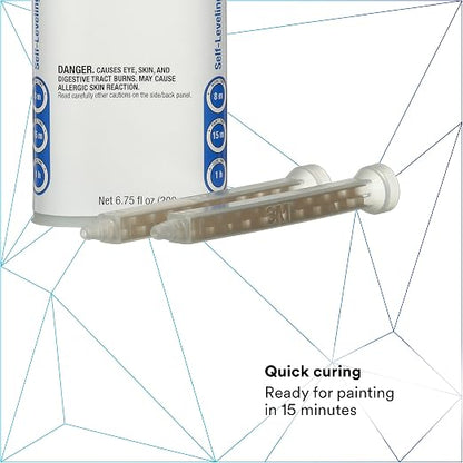 3M Self-Leveling Seam Sealer, Quick-Curing Epoxy, 200 mL/6.75 fl oz Cartridge - Image 3