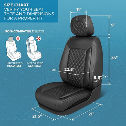 Elite Edition Faux Leather Seat Covers - Image 5